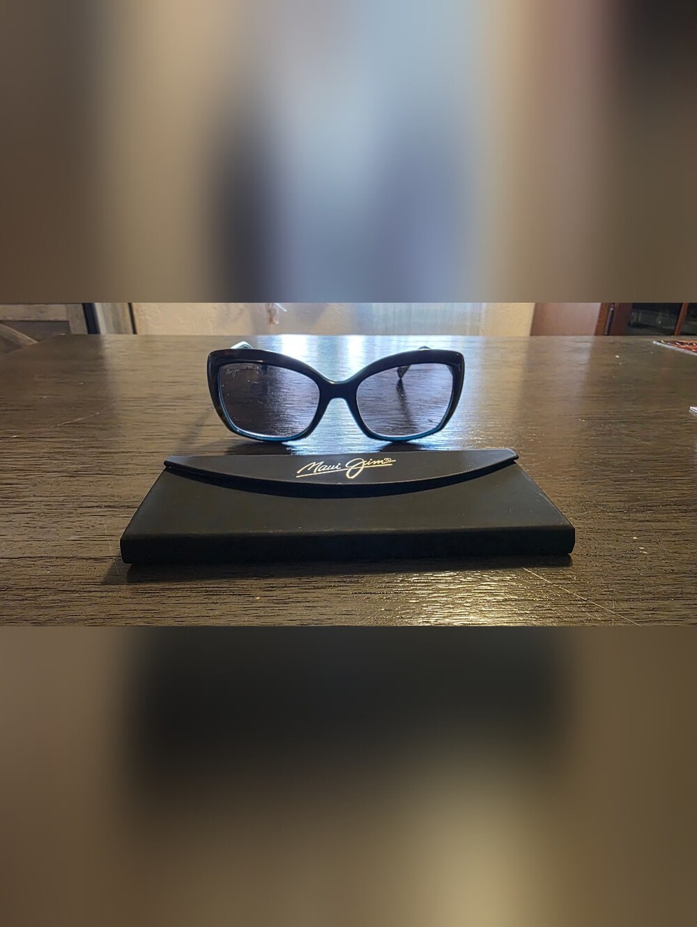 Maui Jim Orchid MJ735-10P Tortoise Peacock Frames Only + Case